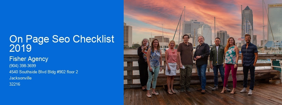 On Page Seo Checklist 2019